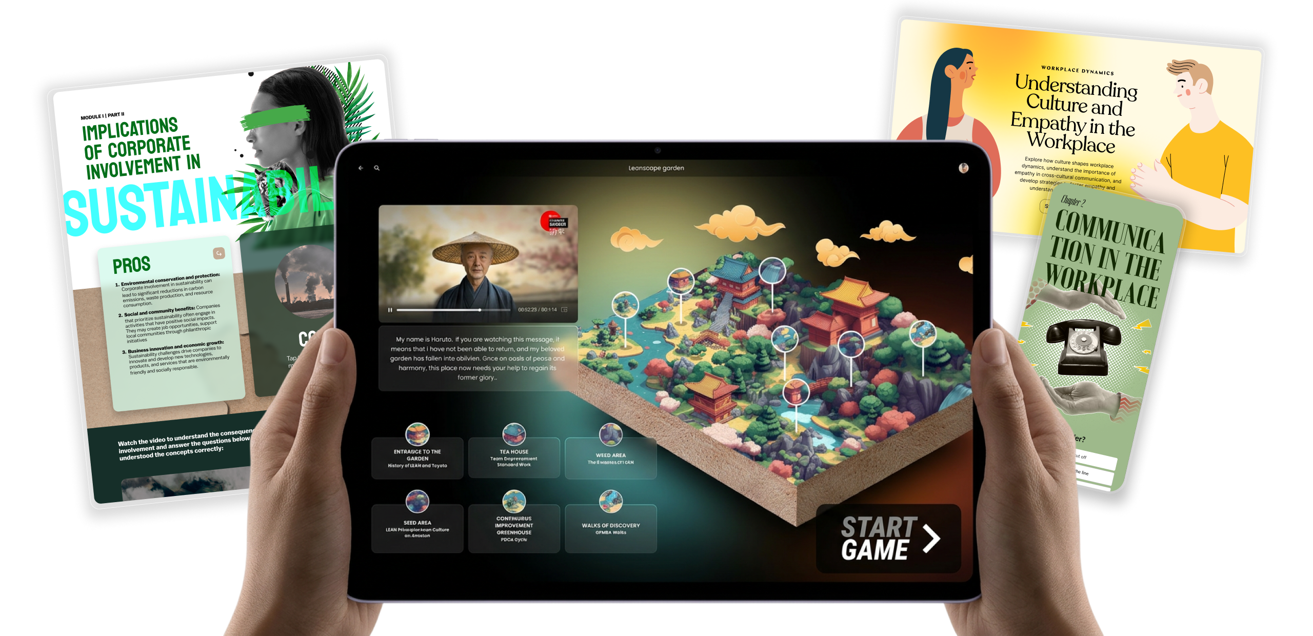 Hermosas pantallas del ecosistema