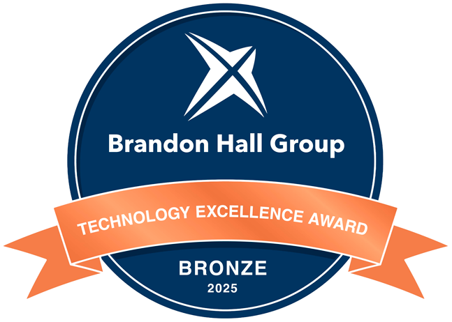 Brandon Hall Technology excellence award bronze 2025